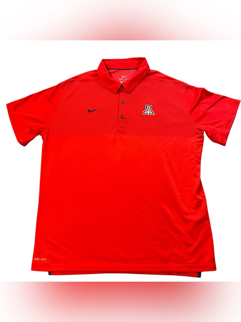 Nike Dri-Fit University of Arizona Wildcats Nike Red Polo XL Elite Performance